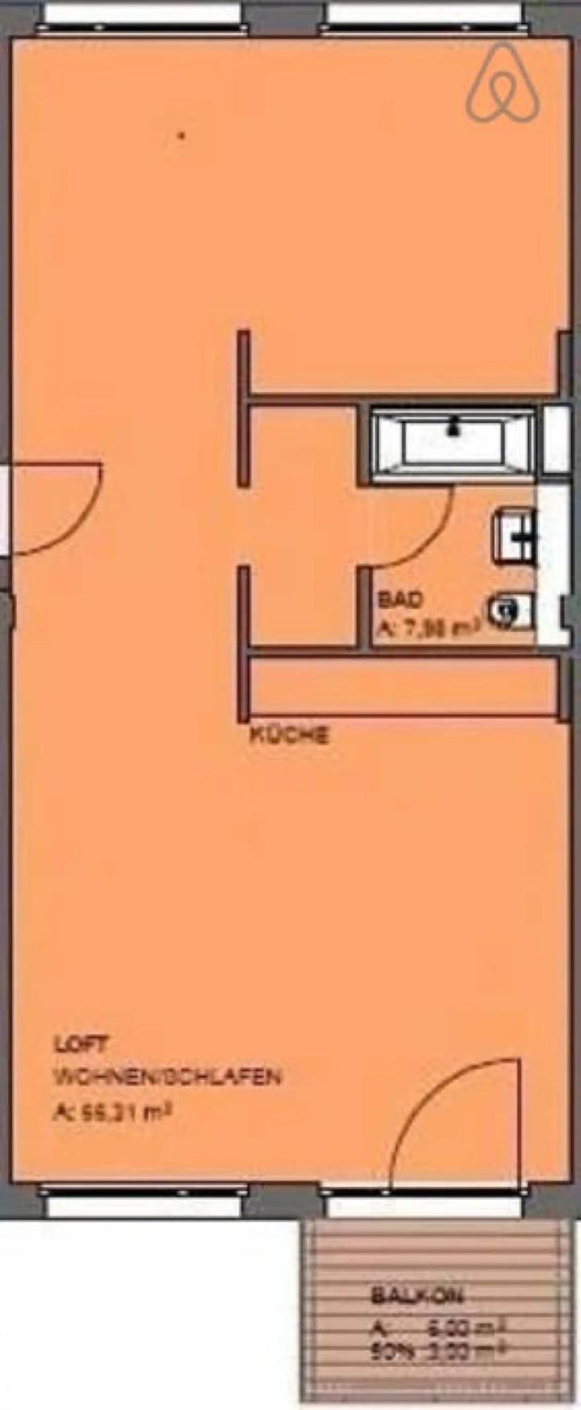 ברלין Spacious Studio Apartment Friedrichshain מראה חיצוני תמונה